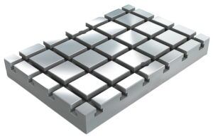 Baseplates, grey cast iron  with T-slots