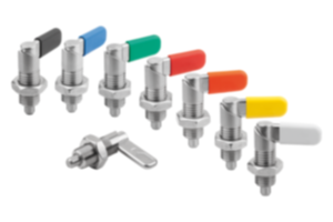 Cam-action indexing plungers  stainless steel 