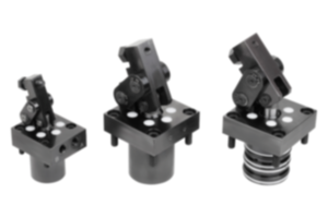 Link clamps, hydraulic  double-acting