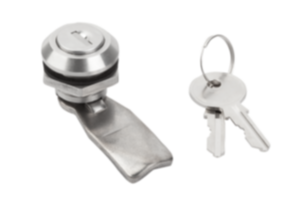 Quarter-turn locks, stainless steel, lockable