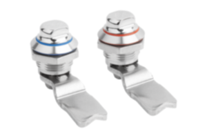 Quarter-turn locks, stainless steel in Hygienic DESIGN