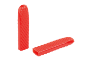 Plastic grips  rectangular with rectangular opening