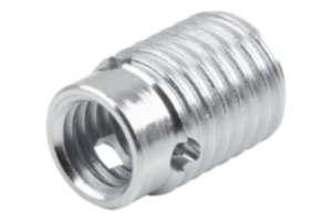 Threaded insert, steel, self-tapping  type B