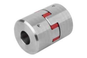 Elastomer dog couplings  with grub screw, stainless steel