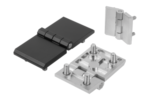 Hinges die-cast zinc  with fastening screws