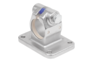 Linear actuator connector clamps, stainless steel  flange