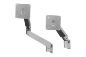 Monitor brackets, aluminium, height adjustable  4 or 5 axis