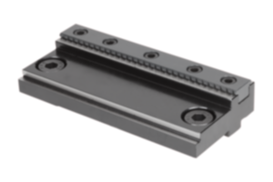 Mors épaulé avec mâchoire dentée  pour étau de bridage CNC