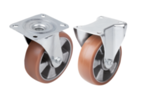 Swivel and fixed castors  medium-duty version