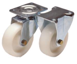 Swivel and fixed castors heavy-duty version