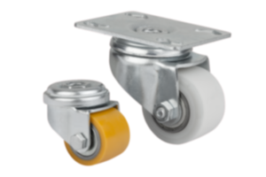 Swivel castors compact version