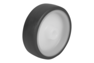 Wheels  polyamide with injection-moulded tread