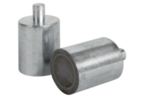 Magnets deep pot with pin  AlNiCo