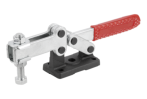 Toggle clamps horizontal  heavy duty with adjustable clamping spindle