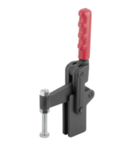 Toggle clamps vertical  heavy-duty with fixed clamping spindle