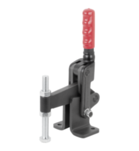 Toggle clamps vertical  heavy-duty with fixed clamping spindle